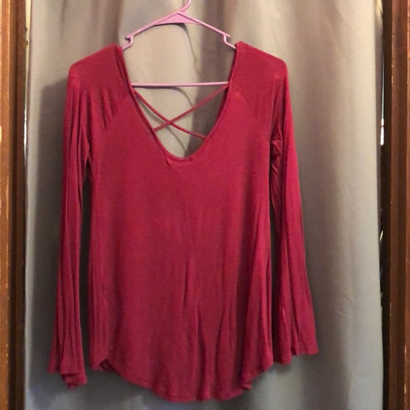 Raspberry-colored Top - Picture 2 of 2